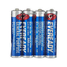 Eveready AAA General Purpose 4P Blue Batteries
