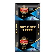 Imperial Leather Intense Cool Bath Soap Value Pack 3*150G