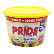Pride Lemon Dish Washing Paste 800G