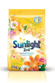 Sunlight 2IN1 Destiny Yellow Washing Powder 2KG