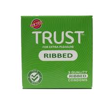 Trust Ribbed Condoms