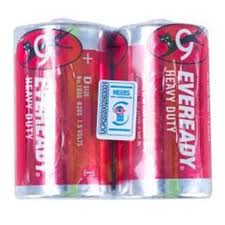 Eveready Red Size D Pair Batteries