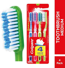 Colgate Double Action Toothbrush 4P