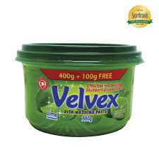 Velvex Lime Dishwashing Paste 400G+100G