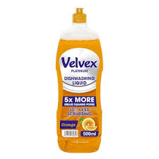 Velvex Orange Dishwashing Liquid 500ML