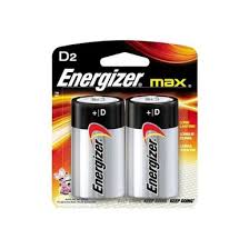 Energizer Max D 2P Batteries