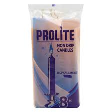 Prolite Non-Drip Candles 8PCS