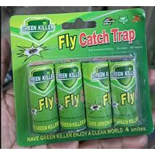 Green Leaf Fly Catch Trap 4P