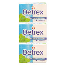 Detrex Cool Mint Bathing Soap Value Pack 3*100G