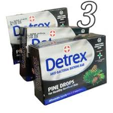 Detrex Pine Drops Bathing Soap Value Pack 3*100G