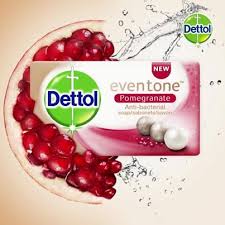 Dettol Eventone Pomegranate Soap 90G