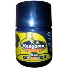 Kangaroo Black Shoe Cream 65ML