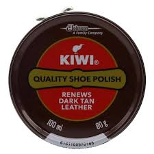 Kiwi Dark Tan Shoe Polish 100ML/80G