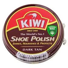 Kiwi Dark Tan Shoe Polish 15ML/12G