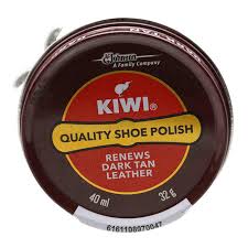 Kiwi Dark Tan Shoe Polish 40ML/32G
