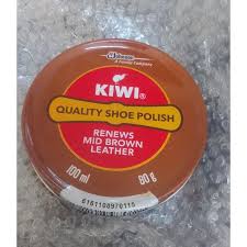 Kiwi Mid Brown Shoe Polish 100ML/80G