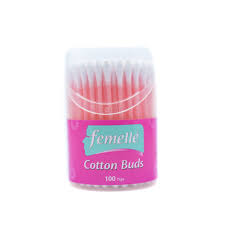 Femelle Cotton Buds 100PCS