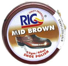 Ric Mid Brown Shoe Polish 32G/40ML