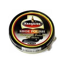 Kangaroo Black Shoe Polish 100ML