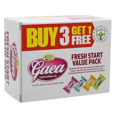 Gaea Value Pack Bathing Soap (3+1)*125G