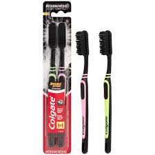 Colgate Double Action Charcoal Toothbrush 2PC