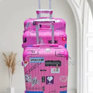Feng Tian Li Plastic Printed Suitcase Four Wheel Large