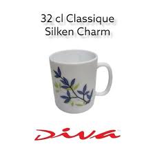 Diva Flowered Mug