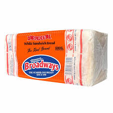 Broadways White Bread 600G