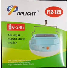 Dplight LED Rechargeable Solar/USB Light F12-125 100W