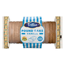 Festive Pound Vanilla Cake 400G