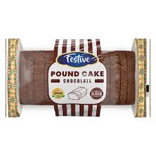 Festive Pound Chocolate Cake 400G