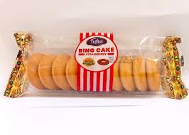 Festive Strawberry Ring Cakes