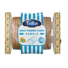 Festive Half Pound Vanilla Cake 200G