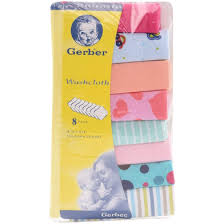 Gerber Washcloth 8 Pack