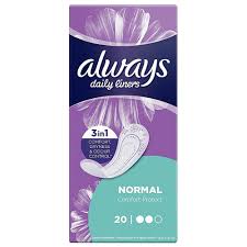 Always Daily Liners Normal 20S