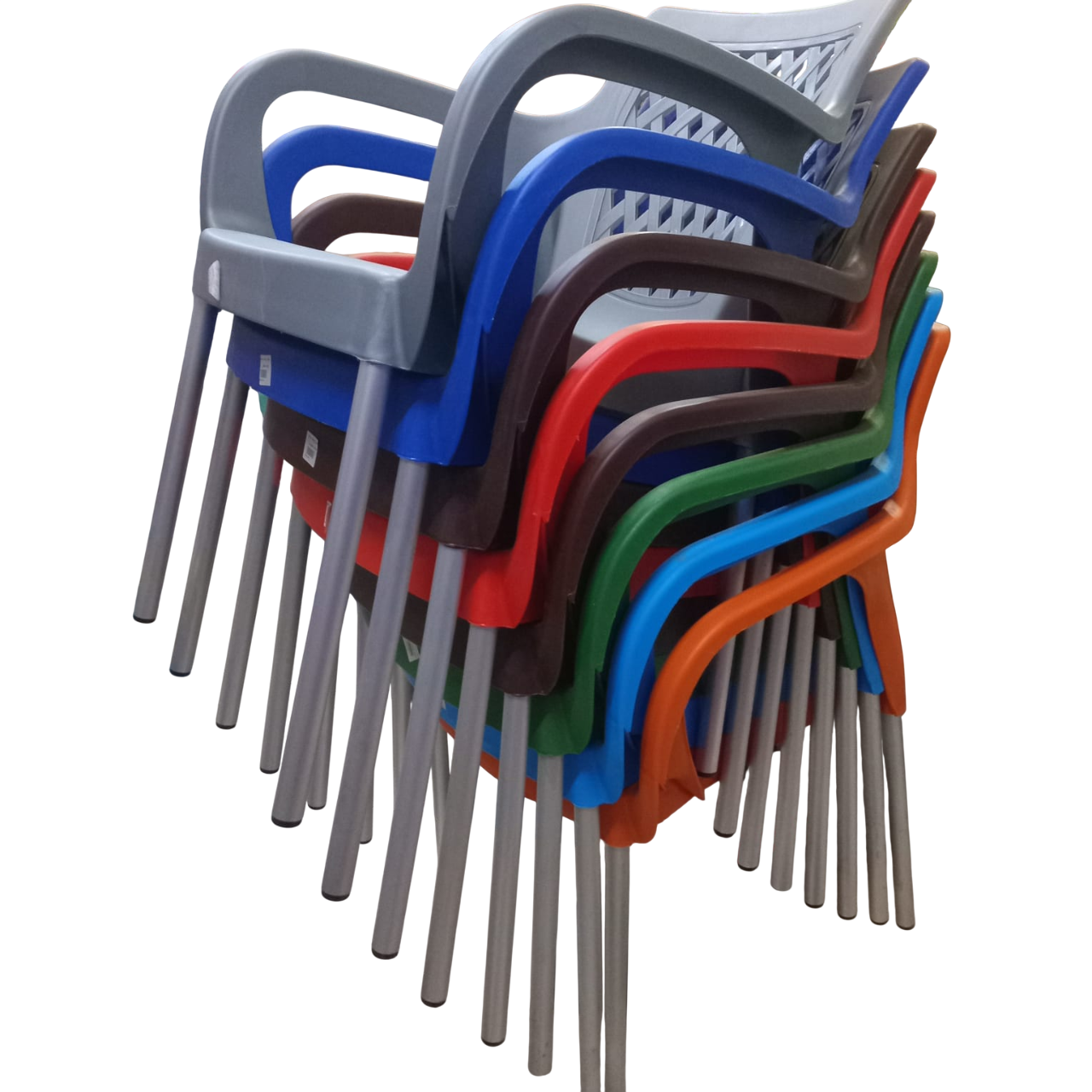 Metal Tubing Chair With Arm Rest