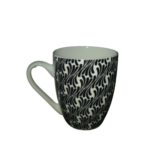 Ceramic Black & White Texture Mug 1PC