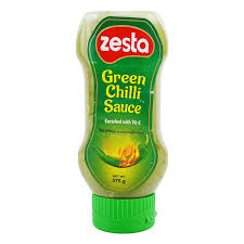 Zesta Green Chilli Sauce 375G